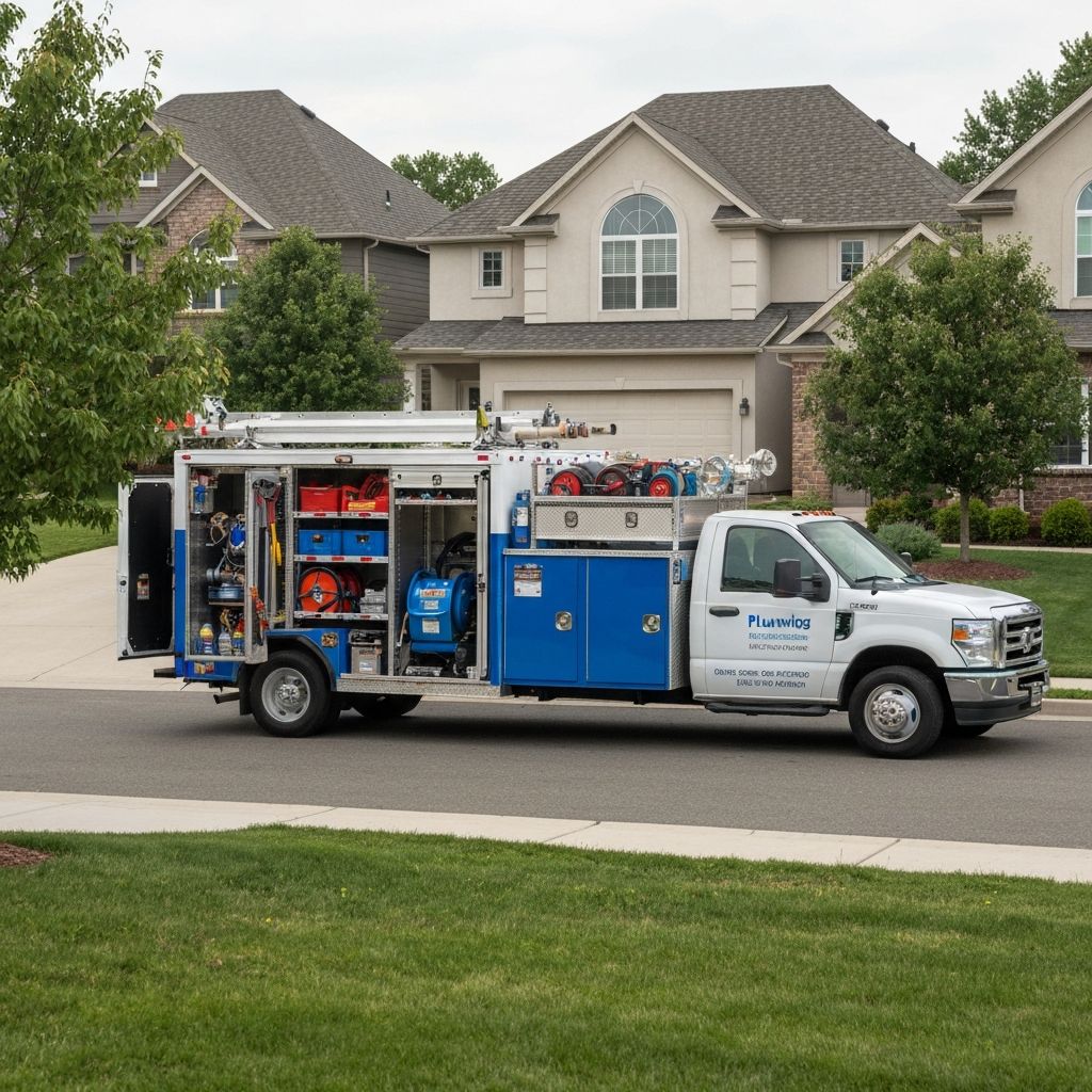 Socorro TX Plumbing team and vehicle